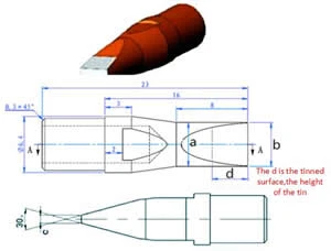 DC48V-101-DV1-2 RDD Soldering tip